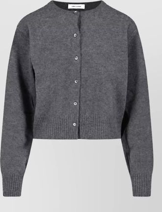 Low Classic wool crewneck cardigan