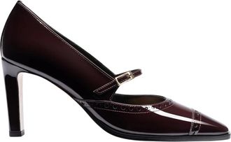Parall&egrave;le Alto Pump - Dames - Pumps - Rood - 40 EU - Leer - Schoenen