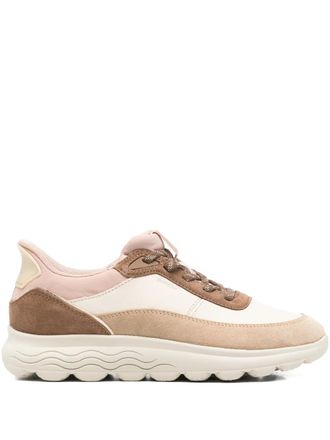 Geox pelle Geox sneakers - women - Calf Suede/Fabric/Fabric/Rubber - 37 - Neutrals