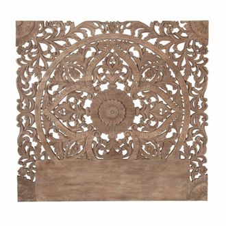 Maisons du monde Cabecero tallado 160 de mango macizo