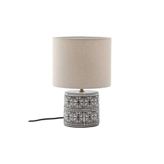 Lucande L&aacute;mpara De Mesa thalorin En Blanco Cer&aacute;mica - Lucande