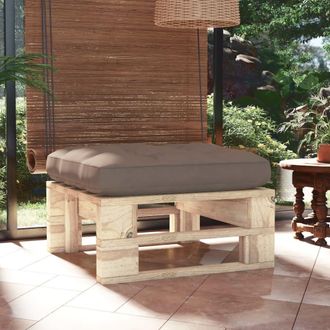 vidaXL Otomana De Jard&iacute;n De Palets Madera De Pino Impregnada Vidaxl