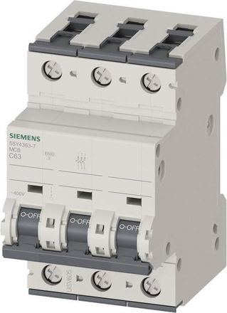 SIEMENS Interruptor Siemens 5sy4363-7 63a 10ka 3 Polos