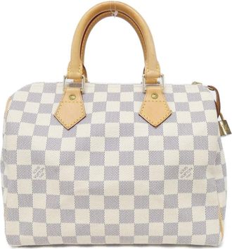 Louis Vuitton Azur Coated Canvas Boston Bag (Pre-Owned)