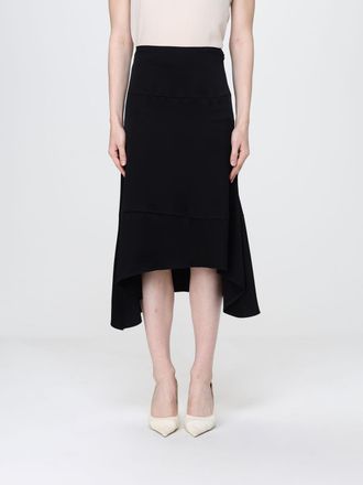 Victoria Beckham Gonna asimmetrica in raso Victoria Victoria Beckham