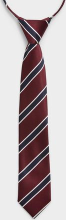 Simons Womens Pre-tied varsity stripe tie