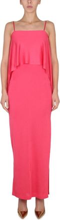 Tom Ford Fuchsia Square Neck Maxi Dress