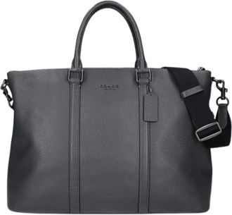 Coach Pre-owned Tote Bags, male, Gray, Size: ONE SIZE Pre-owned Briefcase