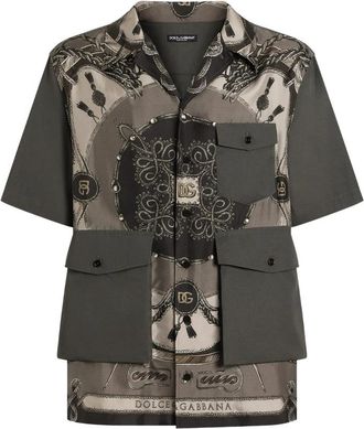 Dolce & Gabbana Pocket Patterned Shirt