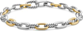 David Yurman Bracciale a catena DY Madison in oro giallo 18kt e argento sterling (5,5mm)
