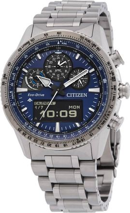 Citizen Promaster Skyhawk U830 Analog-Digital Blue Dial Mens Watch JV2000-51L