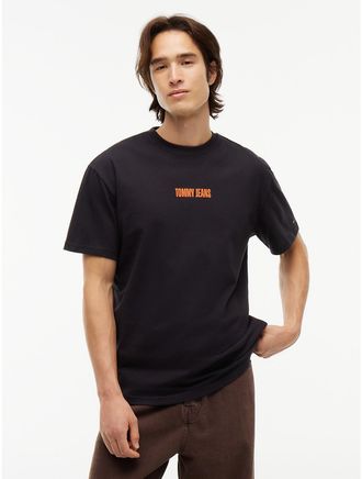 Tommy Hilfiger Mens Tommy Jeans Scoreboard Graphic T-Shirt - Black - XXL