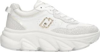 Liu Jo Steffy Sneakers - Dames - Sneakers - Wit - 40 EU - Leer - Schoenen