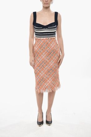Marni Tubino Midi in Tweed con Multi Motivo Marni