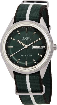 Timex Marlin Jet Quartz Green Dial Mens Watch TW2Y37500