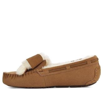 UGG (WMNS) UGG Dakota Fur Bow Chestnut 1138373-CHE