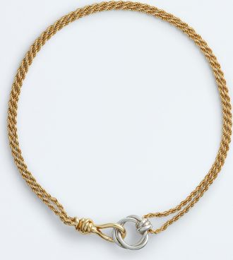 Bottega Veneta Knot Necklace - Silver - Women - 100% Sterling Silver