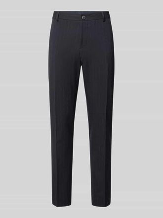Selected Slim Fit Anzughose mit Viskose-Anteil Modell PETER in Marine, Gr&ouml;&szlig;e 102
