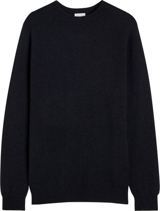 Sunspel Wool Jumper - Navy - XL