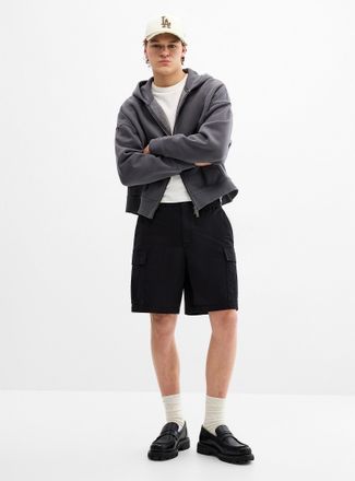 Djab Mens Stretch twill cargo Bermuda Shorts Relaxed fit