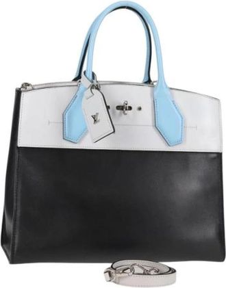 Louis Vuitton Tweedehands leren handtassen - Dames - Vintage Handtas - Zwart - ONE Size - Leer - Vintage