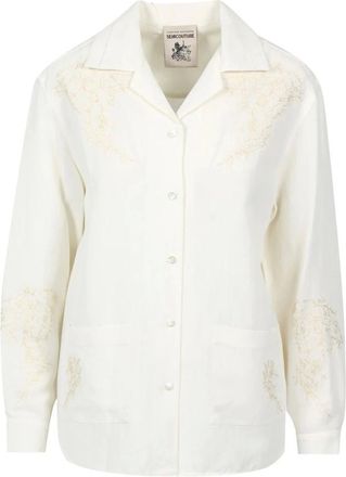 Semicouture Donna, Camicette, Bianco, L, new