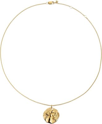 Monica Vinader Collana GP Zodiac Virgo - Oro