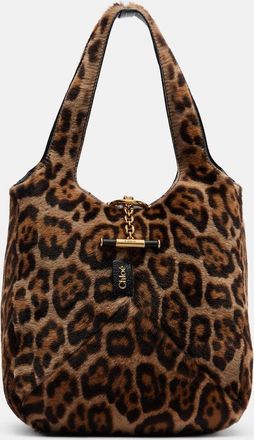 Chlo&eacute; Chloe Balloon Small calf hair shoulder bag