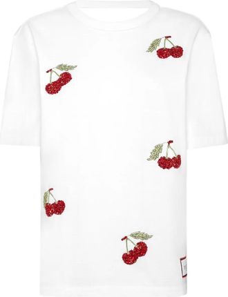 Philipp Plein T-shirt con decorazione di cristalli - Bianco