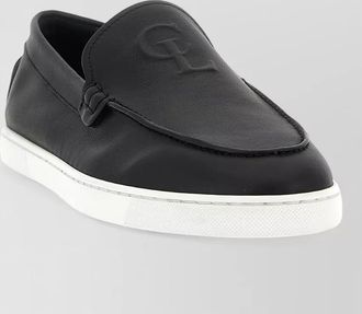 Christian Louboutin leather neocl boat loafers