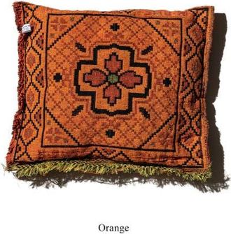 Puebco Hybrid Indian Cushion in Orange at Nordstrom