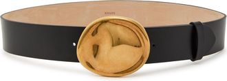 Khaite Keefe Leather Belt - Black - 80 (UK 10 / M)