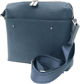Louis Vuitton Navy Ocean Taiga Leather Shoulder Bag (Pre-Owned)