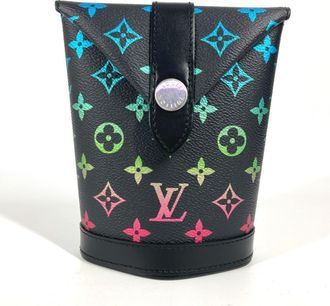 Louis Vuitton Black Multi-Color Leather Pochette Shoulder Bag (Pre-Owned)