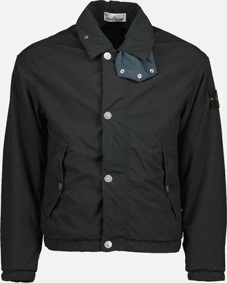 Stone Island Mens Light Compact Touch Poly-TC Jacket - Blue - Size: 40/Regular