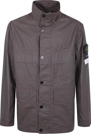 Stone Island Field Jacket - Heren - Zomerjassen - Bruin - XL - Katoen - Jassen