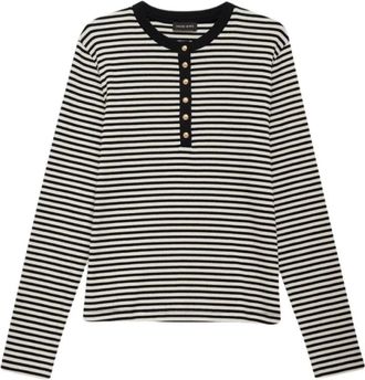 Anine Bing Mujer, Camisetas, Negro, Talla: M