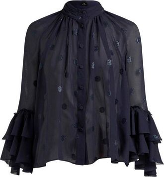Etro Fil Coup Georgette Shirt