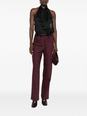 Burberry Wallis Trousers - Red