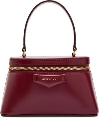 Givenchy Antigona Leather Vanity bag - Burgundy - One Size