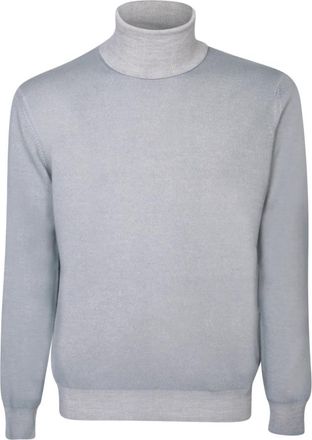 Dell'Oglio Wsc 12V Turtleneck - Heren - Coltruien - Grijs - L - Wol - Truien & Vesten