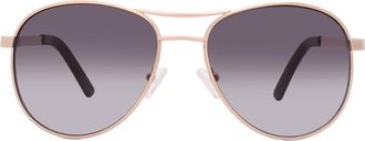 Guess Grey Pilot Ladies Sunglasses GF0408 32B 61