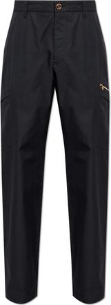 Versace Cargo broek - Heren - Straight fit broeken - Blauw - L - Katoen - Broeken