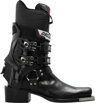 Dsquared2 Zapatos de Piel Hed 20 - Sport - Hombre - Negro - 42 EU