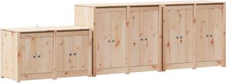 vidaXL Armario De Cocina De Exterior Meppel 3 Uds. Vidaxl