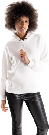 Bastille Hoodie Van Achteren - Dames - Hoodies - Wit - S - Katoen - Hoodies & sweatvesten