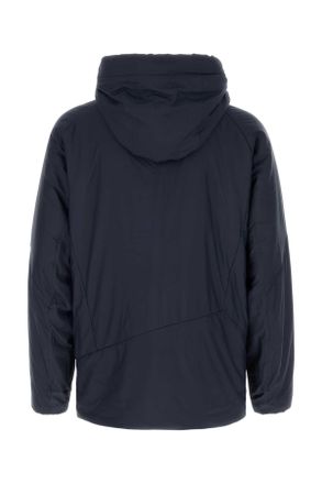 Kl&auml;ttermusen Mens Navy Blue Polyester Lodyn Padded Jacket Darkhights Giubbini
