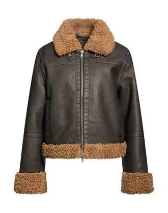 Stand Studio COATS & JACKETS - Shearling & Teddy on YOOX.COM