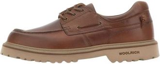 Woolrich Platte schoenen - Heren - Bootschoenen - Bruin - 41 EU - Leer - Schoenen
