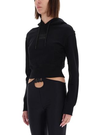 Versace Jeans Couture Baroque Logo Patch Sweatshirt - Black